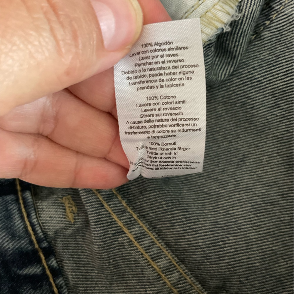 Boohoo Man Relaxed Fit Rigid Multi Rip Denim Shorts - Picture 12 of 15